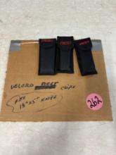 Velcro knife belt clips