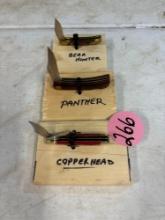 Three pocket knives