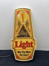 Blatz beer light 1981