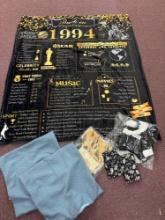 1994 blanket, Pillow covers, more