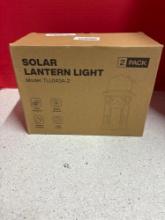 Two packs solar lantern lights