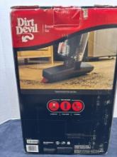 dirt devil broom vacuum open box