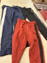 three new pair of jogging pants size medium