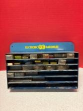 Vintage metal fuse box holder