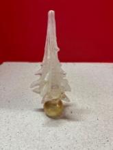 Labeled Murano glass Christmas tree