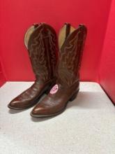 mens Justin boots size 9 1/2 D