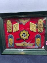 German patches and officers shoulder boards