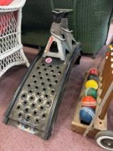 Auto ramps and 3 ton jacks
