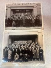 2 1937 Frigidaire installation and service school group photos