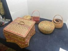 antique baskets