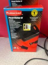 Rubbermaid power station, and century battery charger