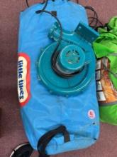 little tykes blowup childrens play area with blower