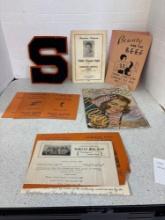 1949 Somerset, high school football and other ephemera