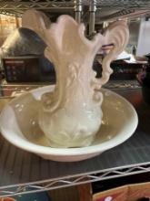 Nativity molds and pitcher and bowl