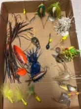 New and old fishing lures