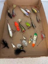 Newer and older fishing lures