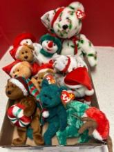 TY beanies Christmas