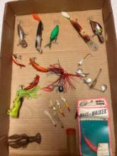 older and newer fishing lures