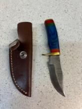 Handmade Damascus, steel knife see description