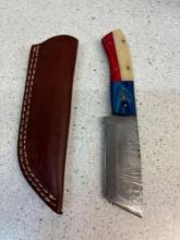 Handmade Damascus, steel knife see description