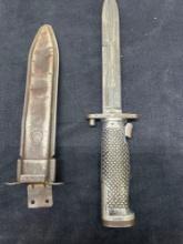 M1 GARAND Bayonet with aluminum handles with sheath