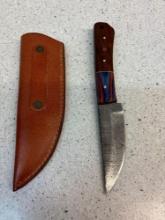 Handmade Damascus, steel knife see description