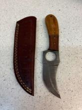 Handmade Damascus, steel knife see description