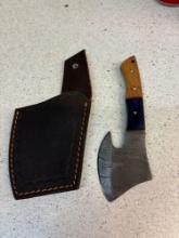 Handmade Damascus, steel knife, see description