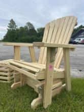 (2) 24 inch glider / rocker porch chairs