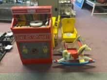 EMENEE childrens jukebox Carnival horse toy