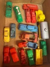 17 vintage plastic vehicles