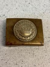 World War I imperial German belt buckle