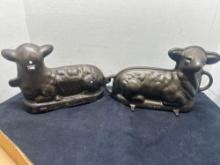 Griswold 866 cast iron lamb cake mold
