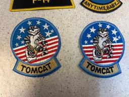 4 top gun US Navy patches