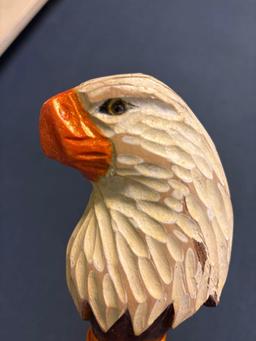 Eagle head walking stick