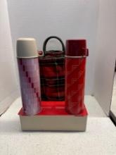 Vintage picnic set in bag