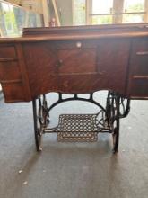 Antique Oak Treadle Sewing machine