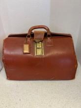 Vintage leather doctor bag