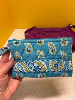 Vera Bradley purse, wallet, and wristlet