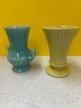 McCoy USA pottery vases