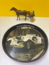 General tire tray and Wolverine horse toy