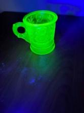 Uranium class child cup, cat on basket, dog on drum