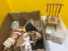 miniature collectibles, baby figurines, etc.