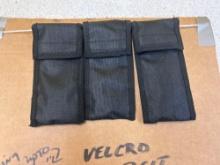 3 velcro belt clips
