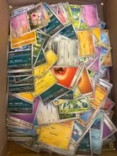 about 500 Pokemon cards
