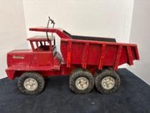 Buddy L dump truck 20 inches wide 10 inches tall