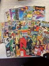 Large lot of vintage comic books, mainly Marvel