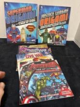 Marvel and DC comic books