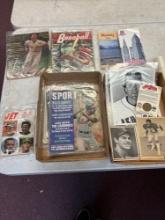 Vintage baseball magazines, and other sports ephemeral