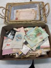 Vintage cards, letters, etc.